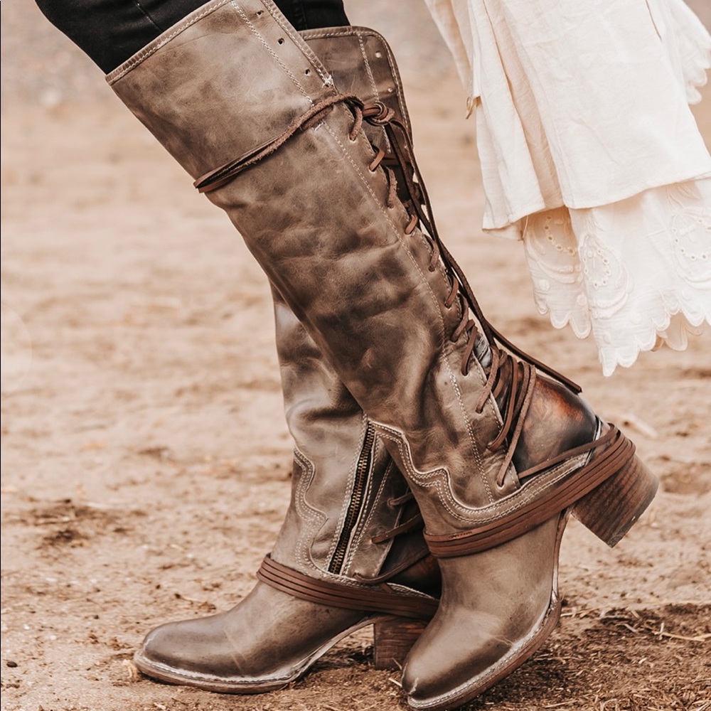 FreeBird Lace Up Boots • Coal